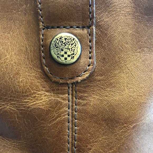 Vince Camuto Cognac Payatt Booties - 6.5 - Picture 7 of 8